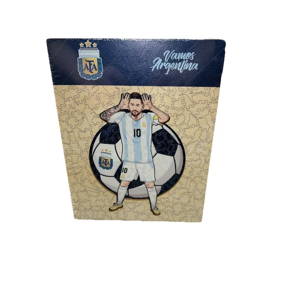 (..3)Lionel Messi Iconic Wooden Puzzle 150pcs 21x30 BRAND NEW